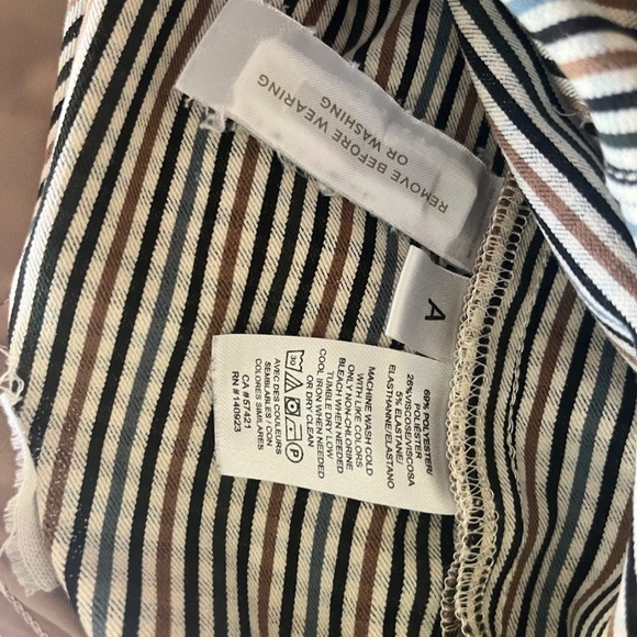 LOFT Wideleg Cropped Plaid Pant, Sz 8, EUC - Picture 5 of 5